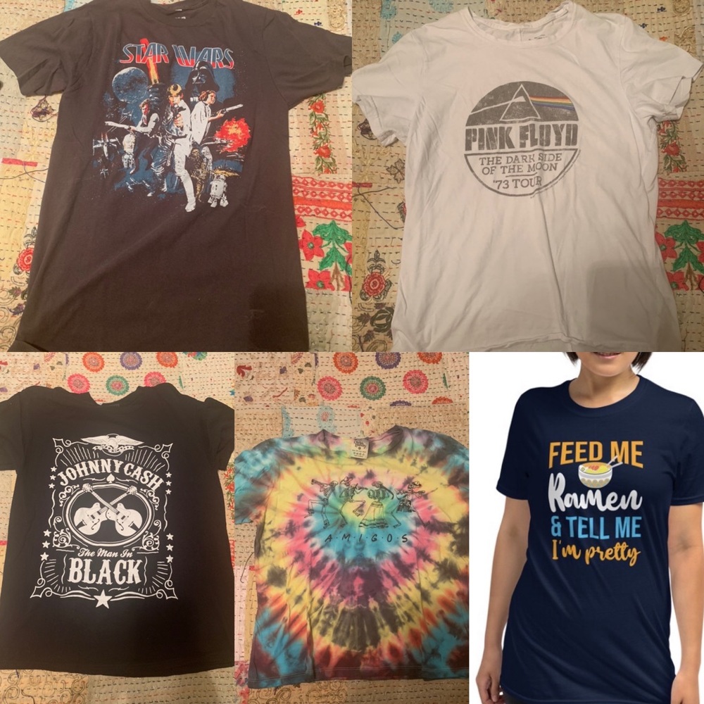 T-Shirt Bundles, Mystery T-Shirt Packs. You get 5 ! - Picture 2 of 9